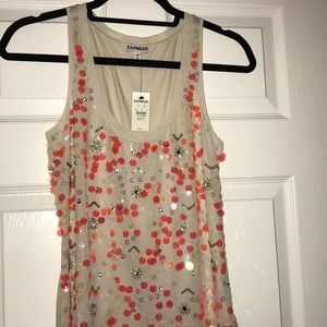Express embellished tank
